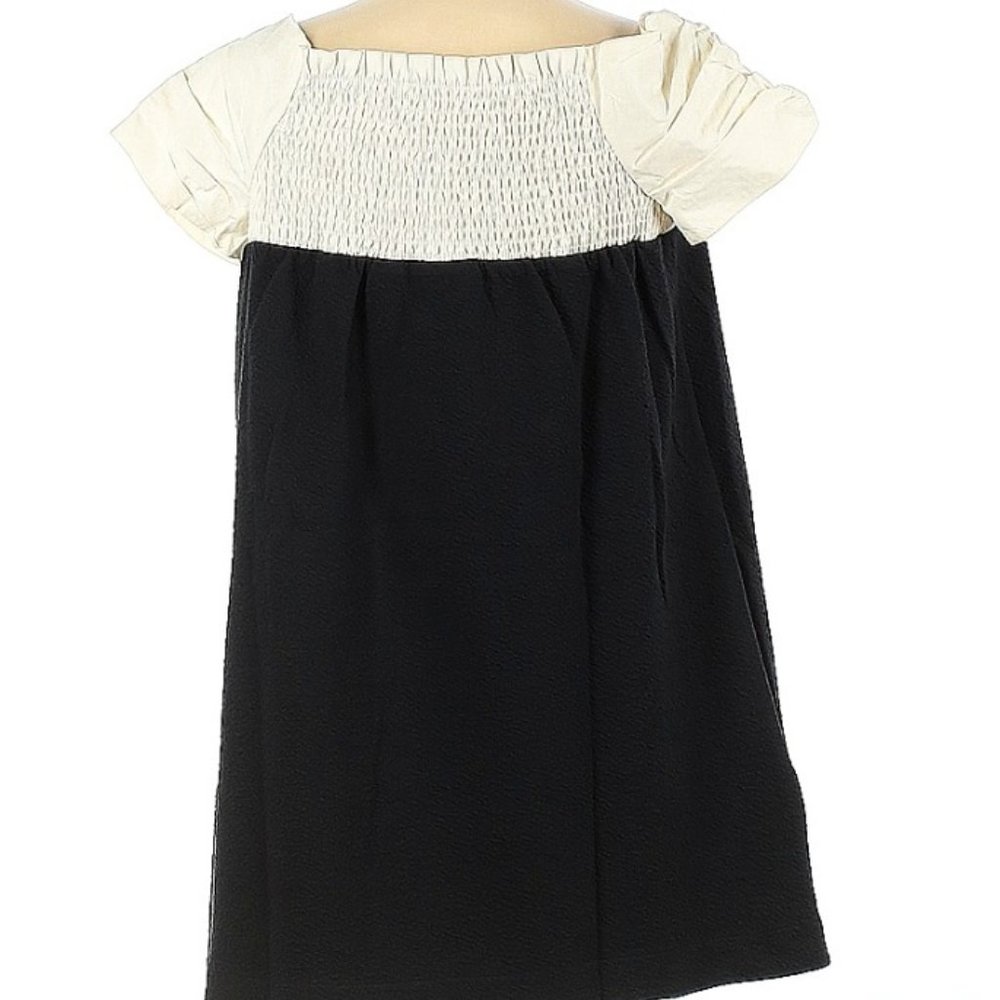 Anthropologie Maeve Black & White Bow-Tie Mini Dress All Sizes NWT - Picture 2 of 12